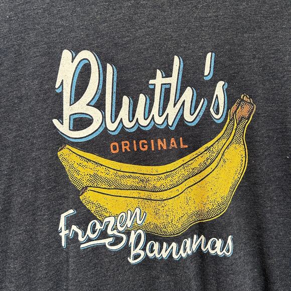 ARRESTED DEVELOPMENT Bluth’s Original Frozen Bananas Shirt Sz L - Picture 2 of 4